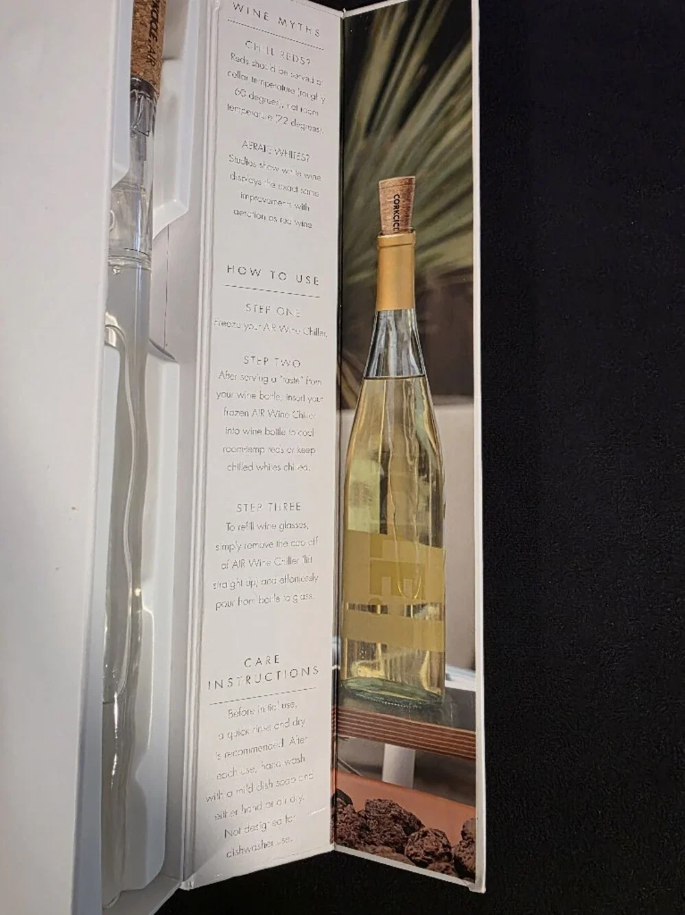 Corkcicle Air Wine Chiller in Yellow